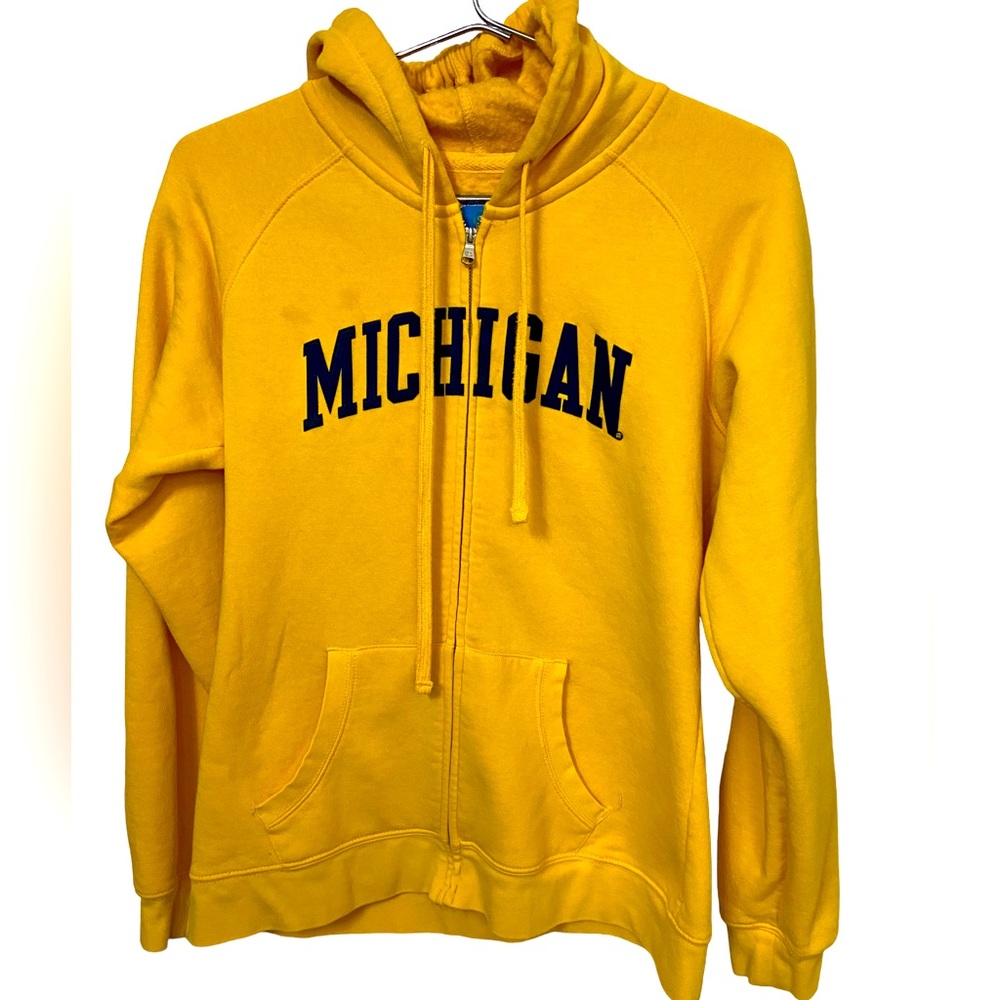 Vintage - University of Michigan (U of M) - Women’s Large - Zip-Up Hoodie
